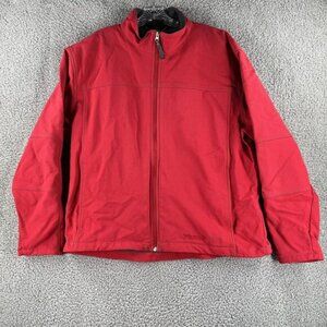 Marmot Men’s Warm-light Red Full Zip Fleece Jacket Size XL